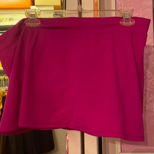 Pink swim skirt
